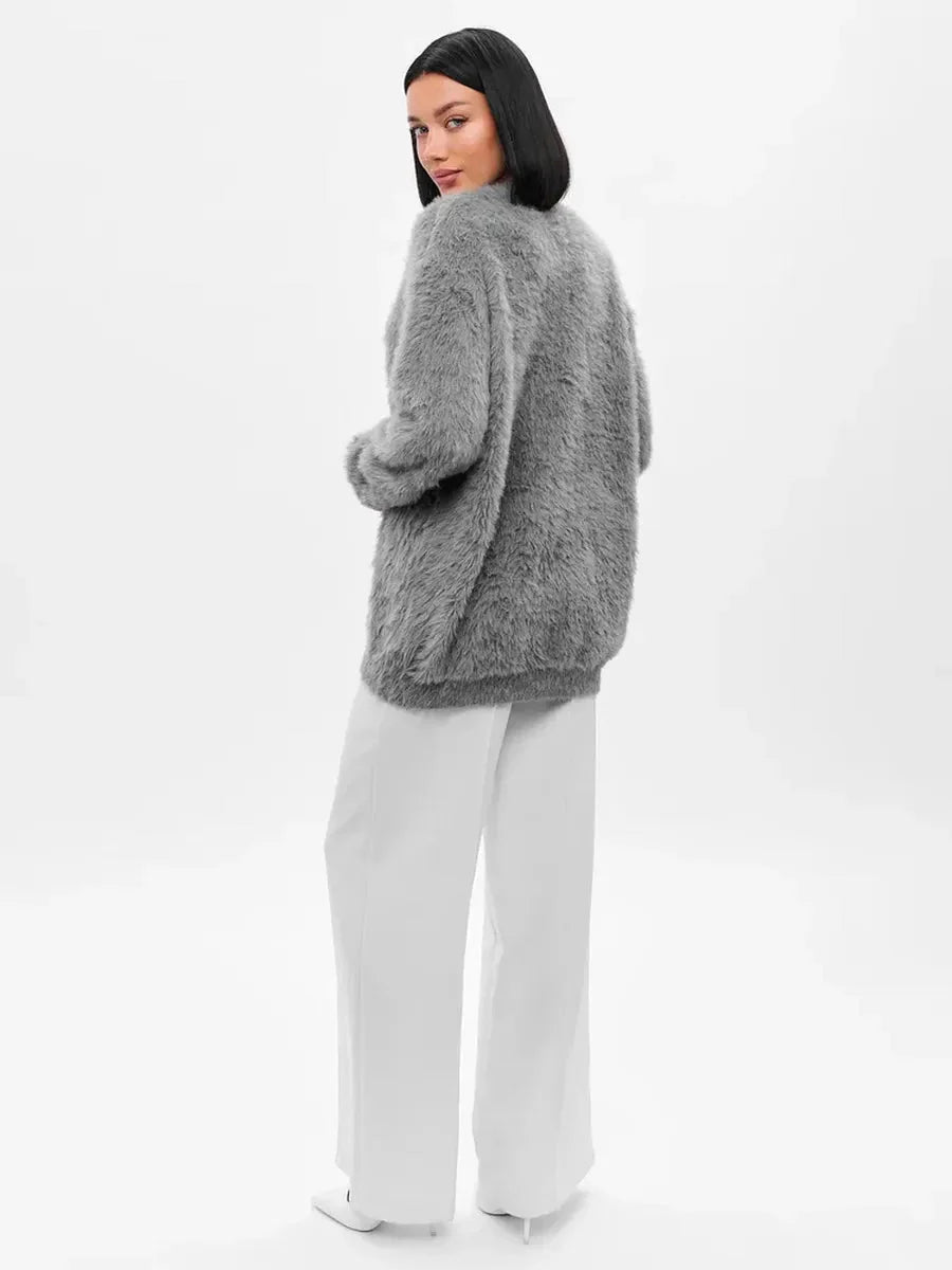 Cozy Priya Loose V-neck Sweater - Fall Essential by Celidior