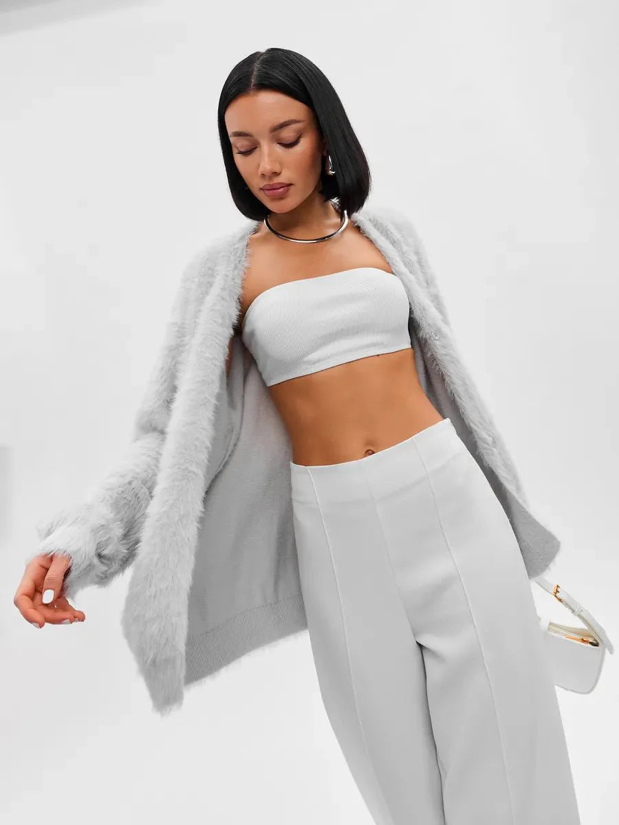 Cozy Priya Loose V-neck Sweater - Fall Essential by Celidior