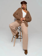 Cozy Priya Loose V-neck Sweater - Fall Essential by Celidior