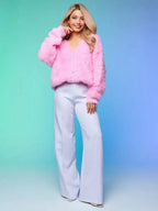 Cozy Priya Loose V-neck Sweater - Fall Essential by Celidior