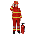 Red Firefighter Costume - Kids by Dress Up America