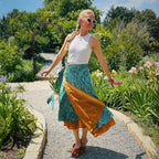 The Original Sari Wrap Skirt by Darn Good Yarn