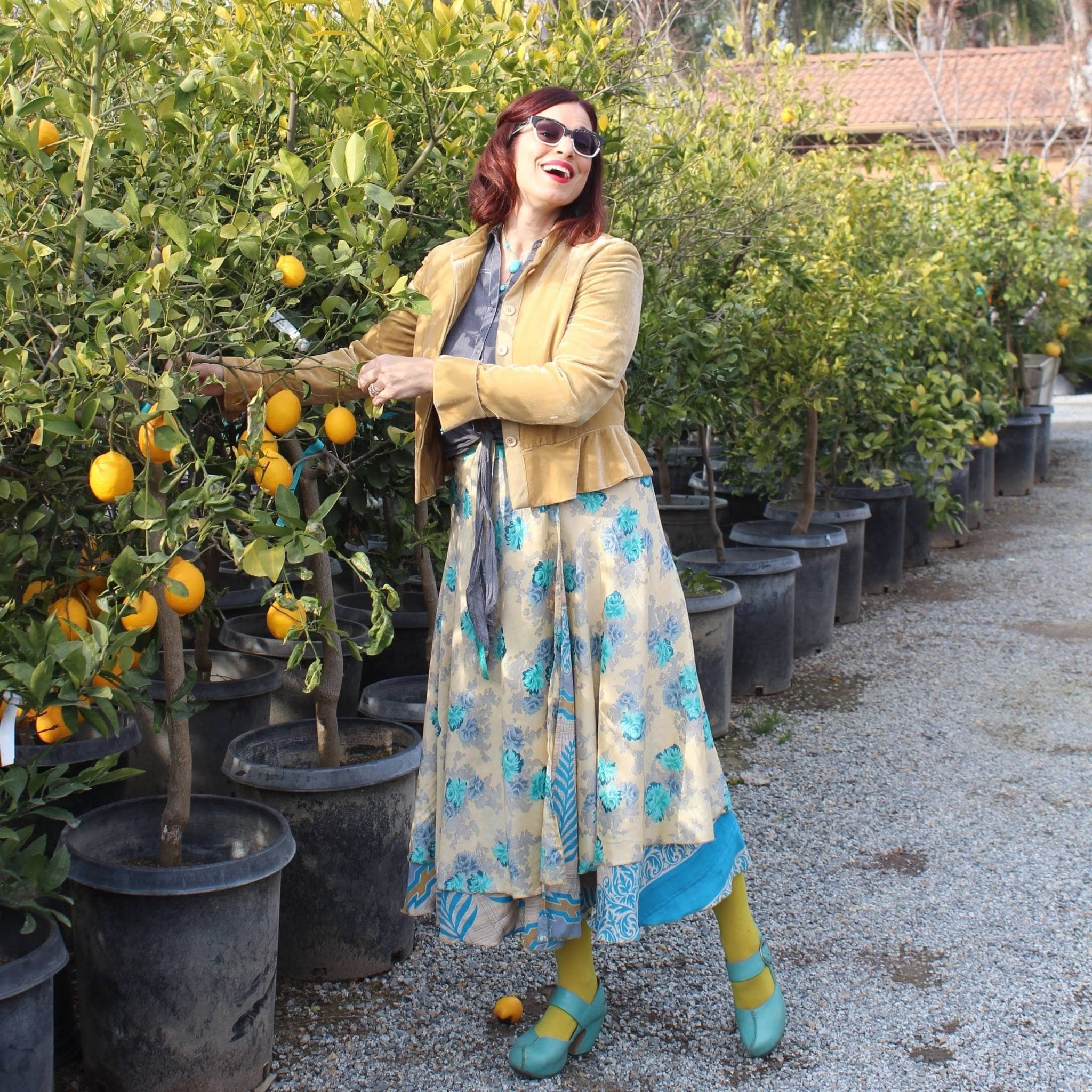 The Original Sari Wrap Skirt by Darn Good Yarn