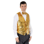 Sequin Vest with Bowtie - Adults by Dress Up America