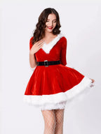 Shanta Christmas Dress: Festive Holiday Style by Celidior