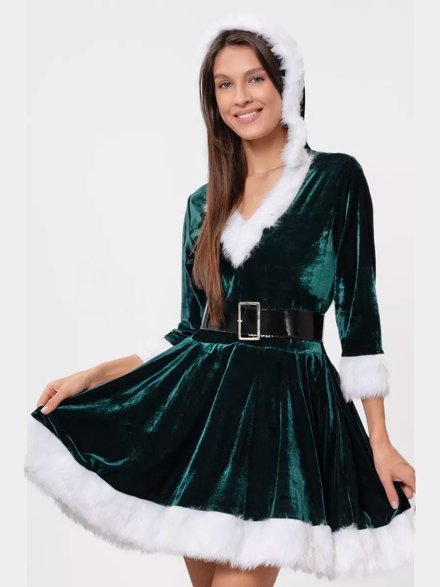 Shanta Christmas Dress: Festive Holiday Style by Celidior
