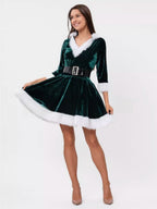 Shanta Christmas Dress: Festive Holiday Style by Celidior