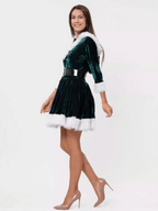 Shanta Christmas Dress: Festive Holiday Style by Celidior