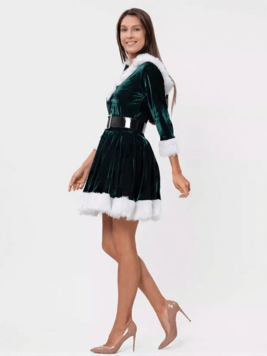 Shanta Christmas Dress: Festive Holiday Style by Celidior