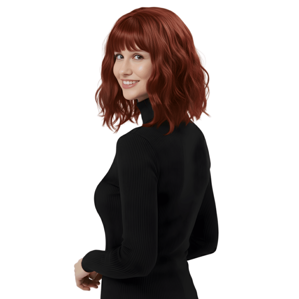 Short Wavy Bob Wig by Dress Up America