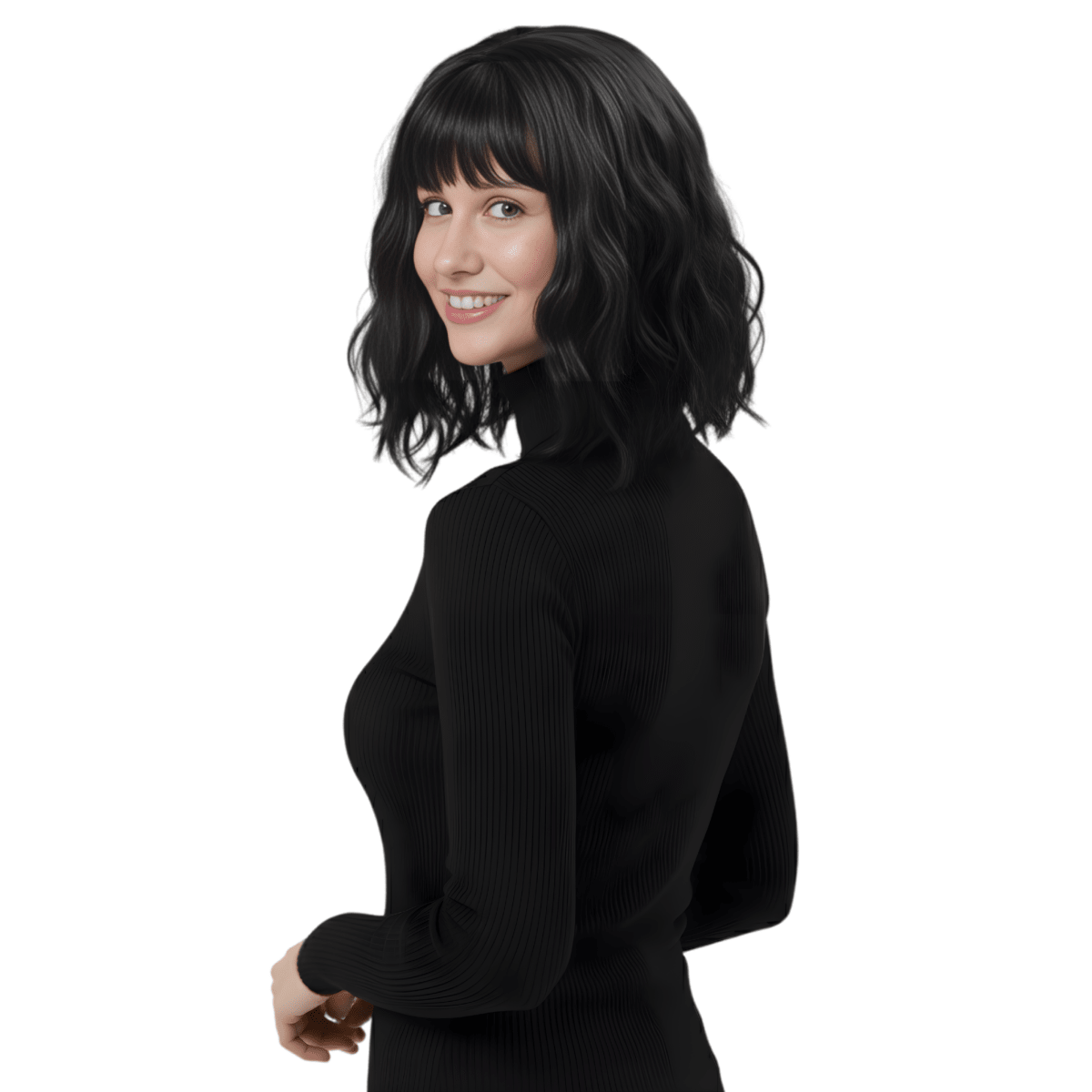 Short Wavy Bob Wig by Dress Up America