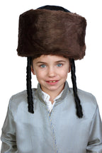 Shtreimel Hat - Kids and Teens - 5" by Dress Up America