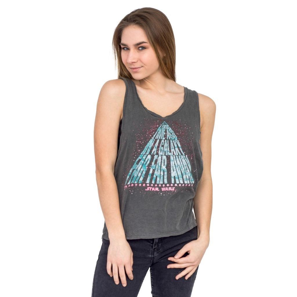 Star Wars Galaxy Far Far Away Juniors Tank Top by TVStoreOnline