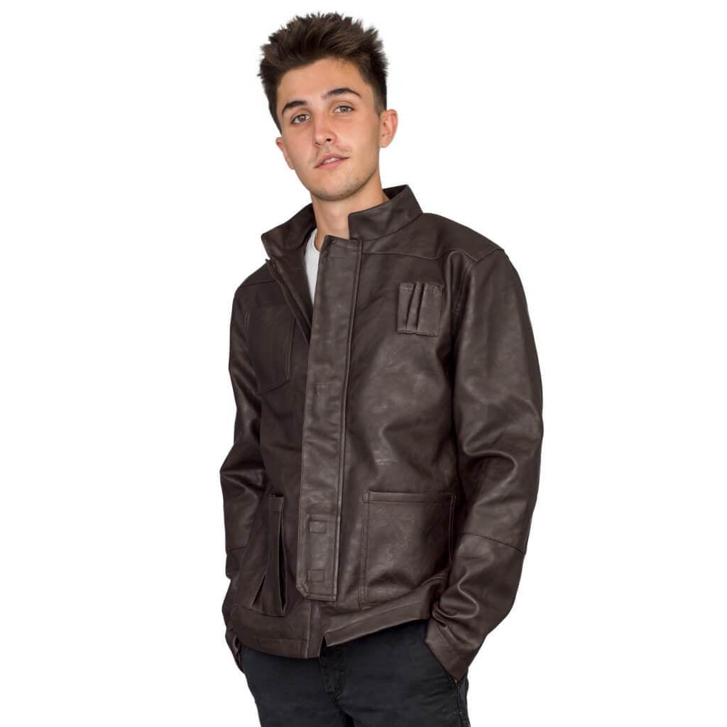 Star Wars Replica Han Solo Brown Halloween Cosplay Costume Jacket by TVStoreOnline