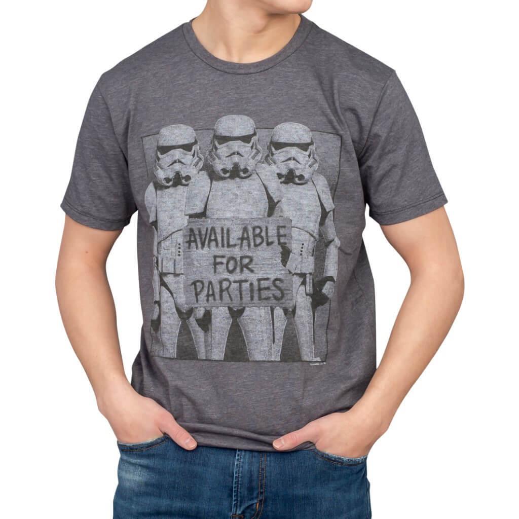 Star Wars Stormtroopers Available for Parties Vintage Inspired T-Shirt by TVStoreOnline