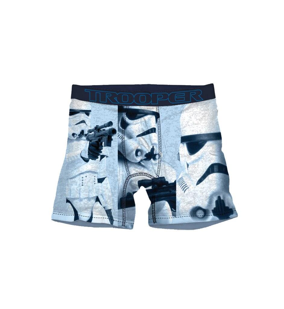 Star Wars Super Trooper Collage Adult Light Blue Boxer Briefs by TVStoreOnline