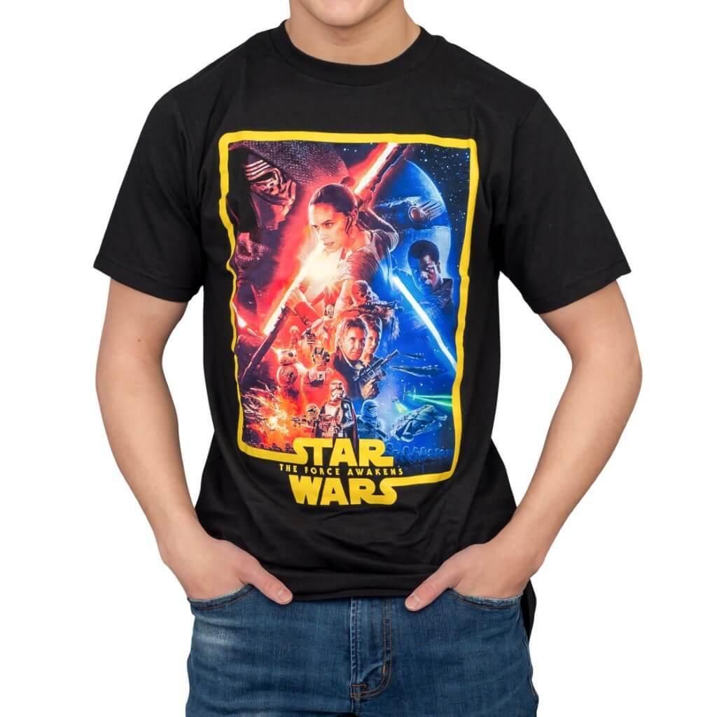 Star Wars The Force Awakens Poster T-shirt by TVStoreOnline