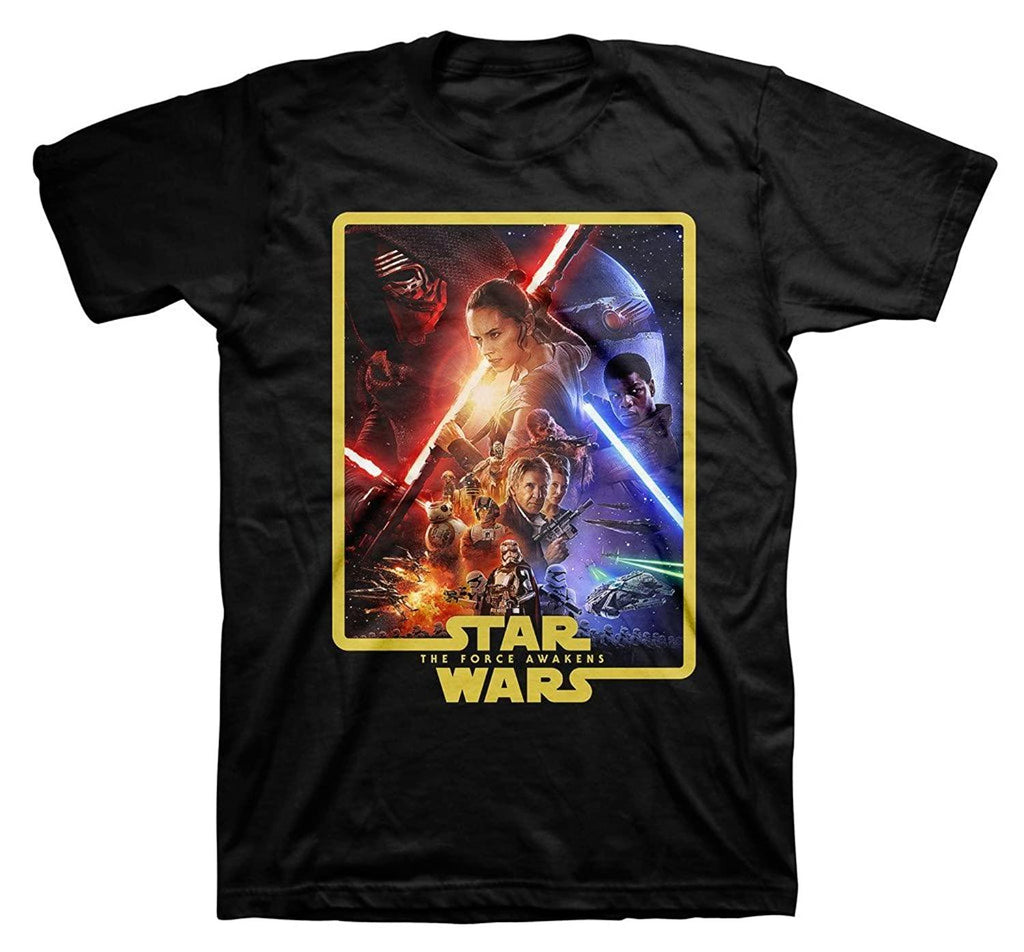 Star Wars The Force Awakens Poster T-shirt by TVStoreOnline