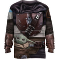 Star Wars The Mandalorian Baby Yoda Halloween Costume T-shirt by TVStoreOnline