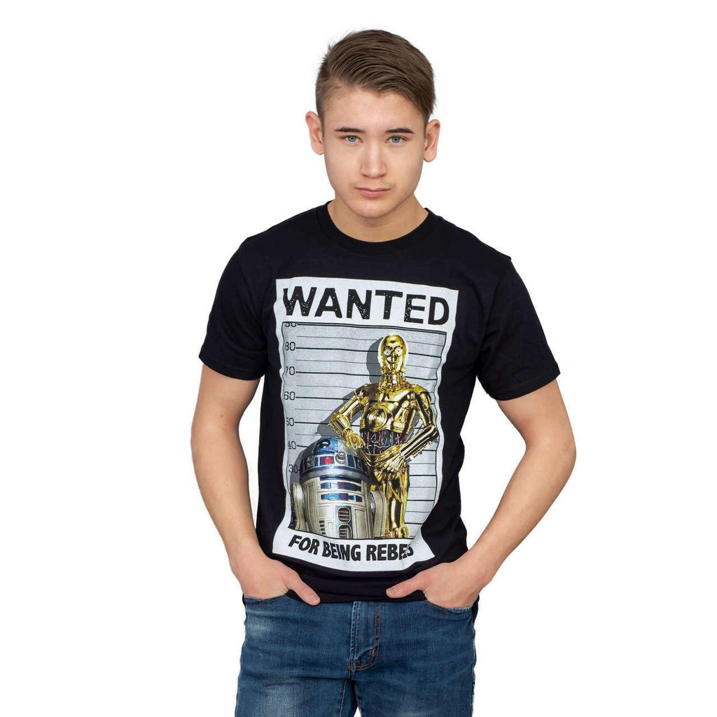Star Wars Wanted For Being Rebels T-Shirt Tee by TVStoreOnline