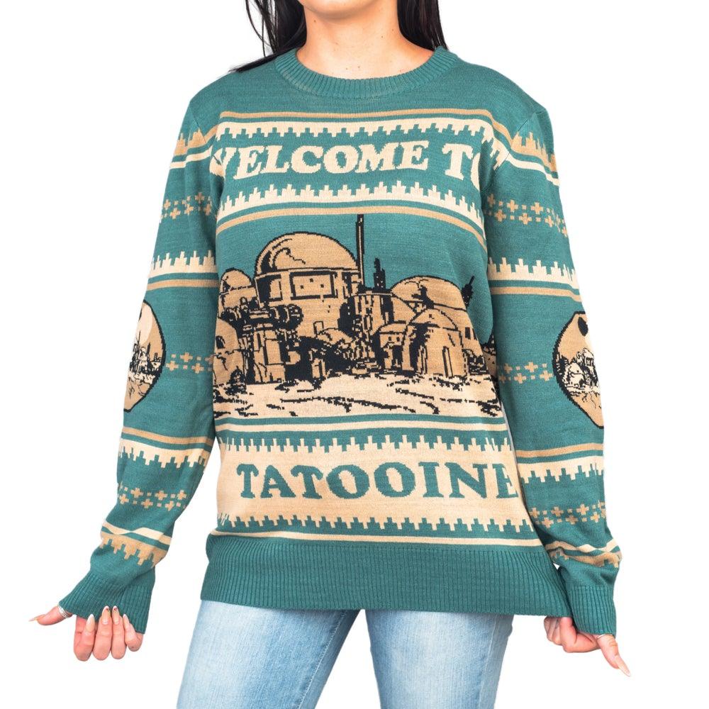 Star Wars Welcome to Tatooine Adult Unisex Ugly Christmas Sweater by TVStoreOnline