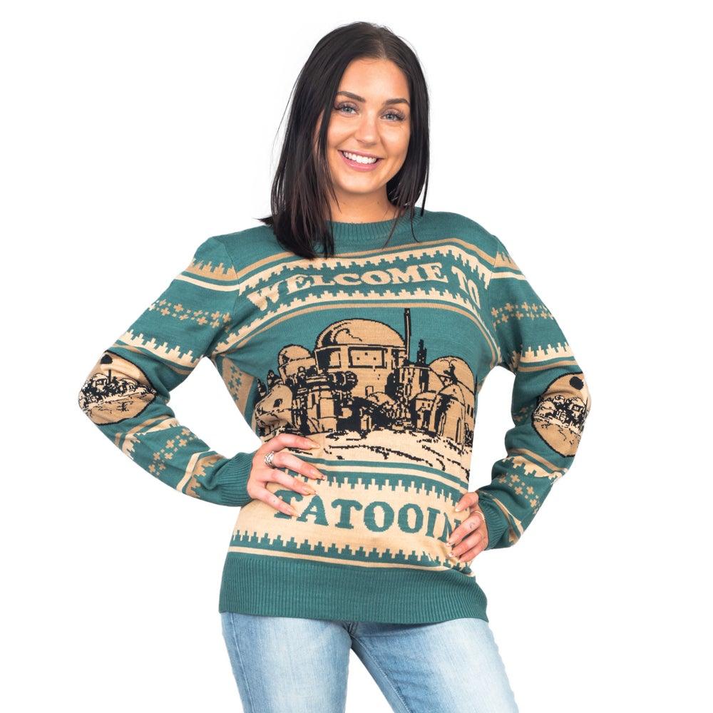 Star Wars Welcome to Tatooine Adult Unisex Ugly Christmas Sweater by TVStoreOnline