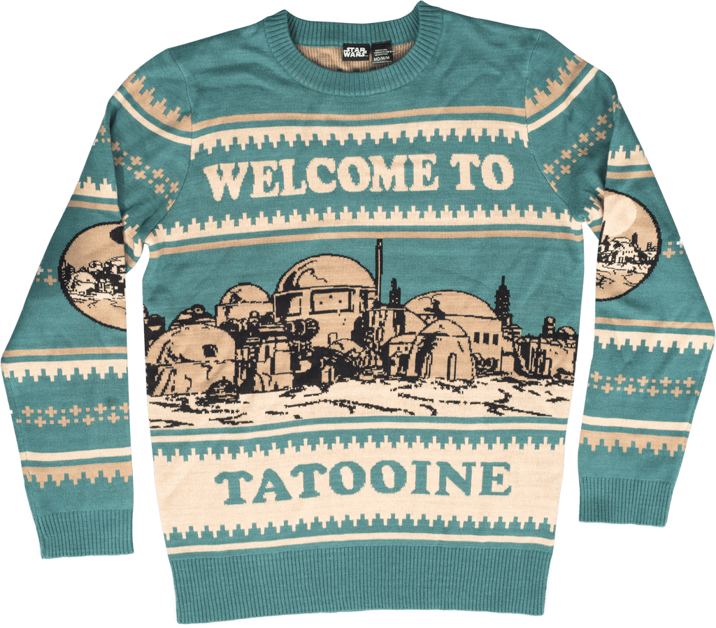 Star Wars Welcome to Tatooine Adult Unisex Ugly Christmas Sweater by TVStoreOnline