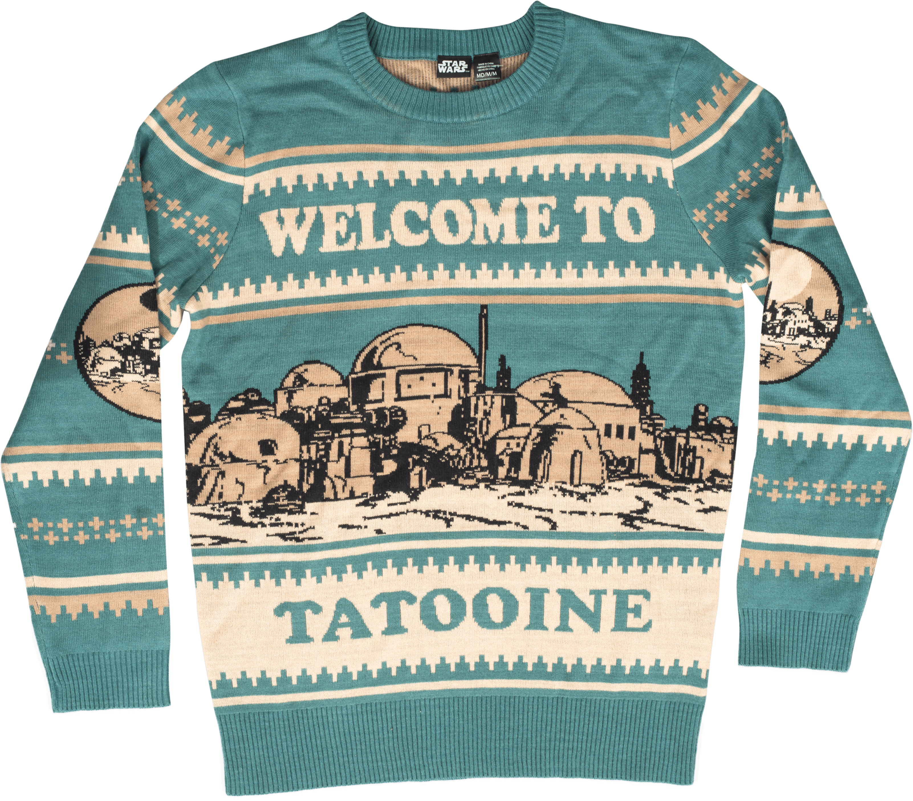 Star Wars Welcome to Tatooine Adult Unisex Ugly Christmas Sweater by TVStoreOnline