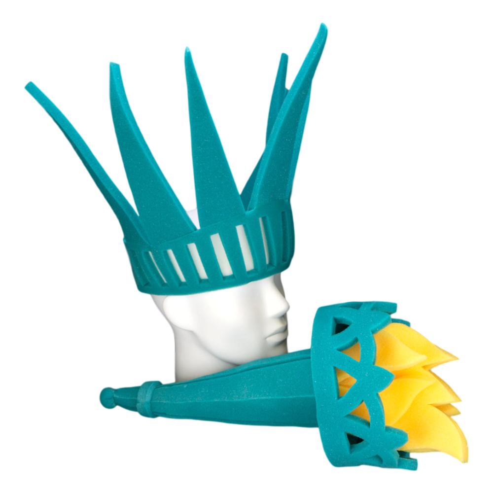 Patriotic Party Pack (20 Hats & 20 Headbands) by Foam Party Hats Inc