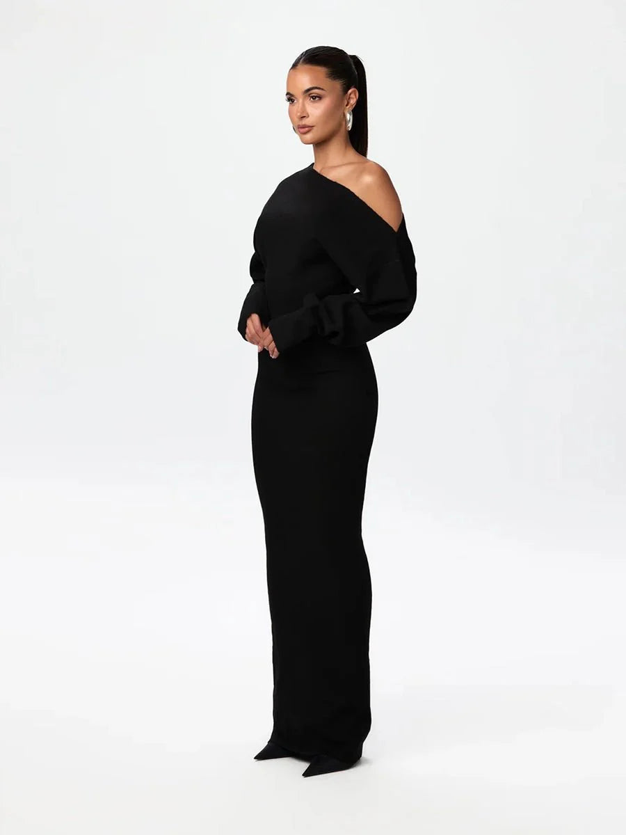 Stella Knitted Evening Dress: Knitted Elegance by Celidior
