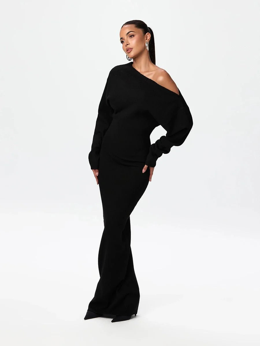 Stella Knitted Evening Dress: Knitted Elegance by Celidior
