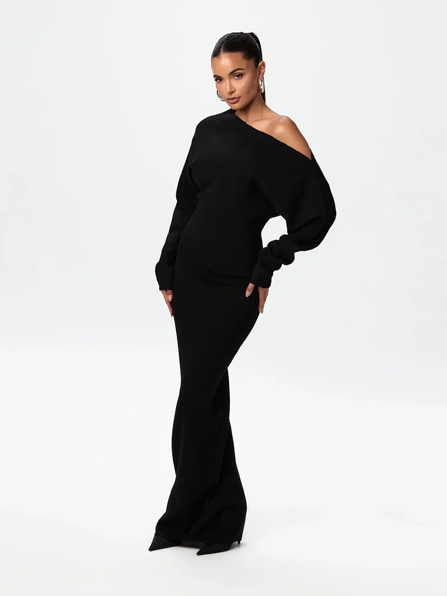Stella Knitted Evening Dress: Knitted Elegance by Celidior