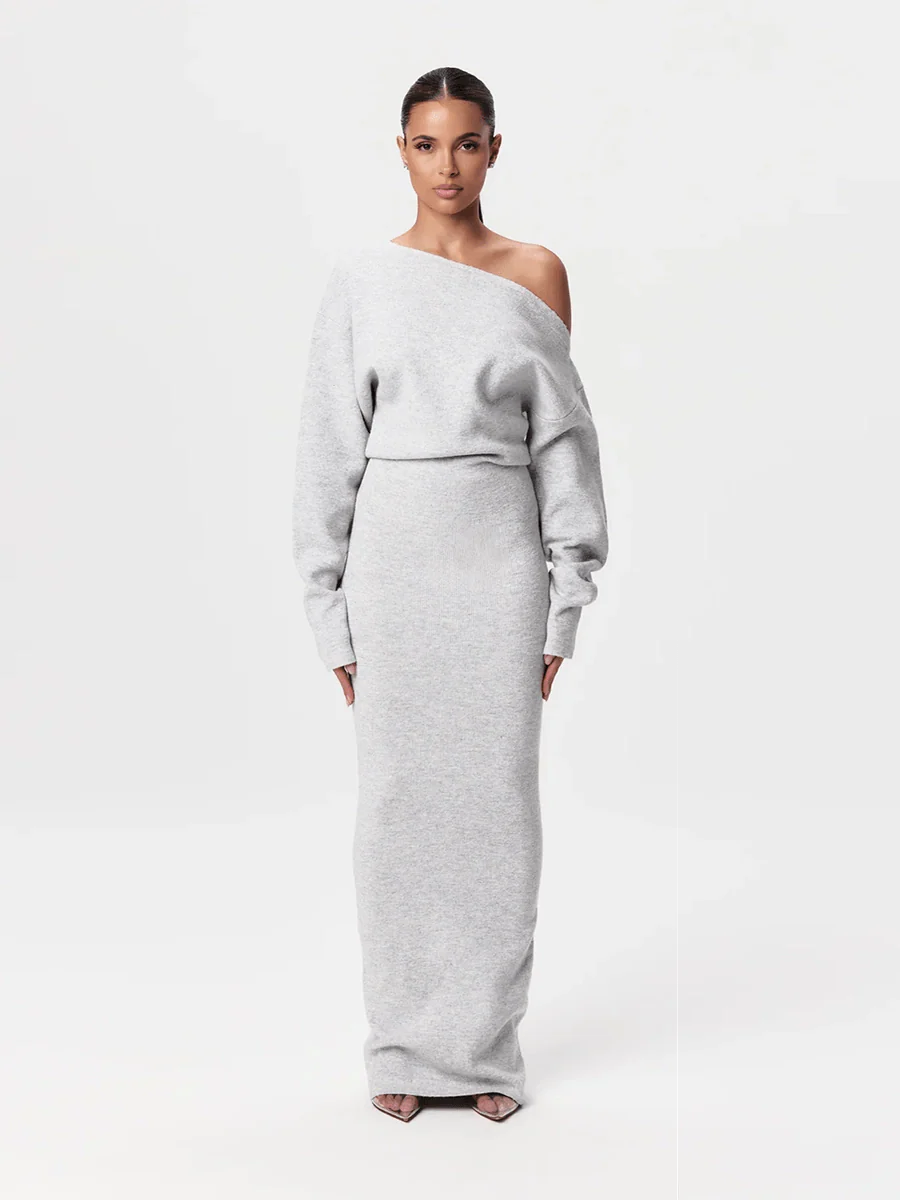 Stella Knitted Evening Dress: Knitted Elegance by Celidior