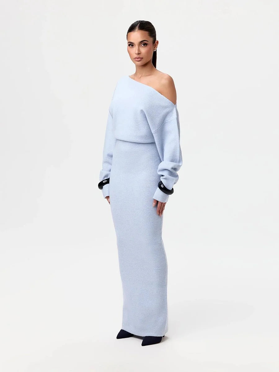 Stella Knitted Evening Dress: Knitted Elegance by Celidior