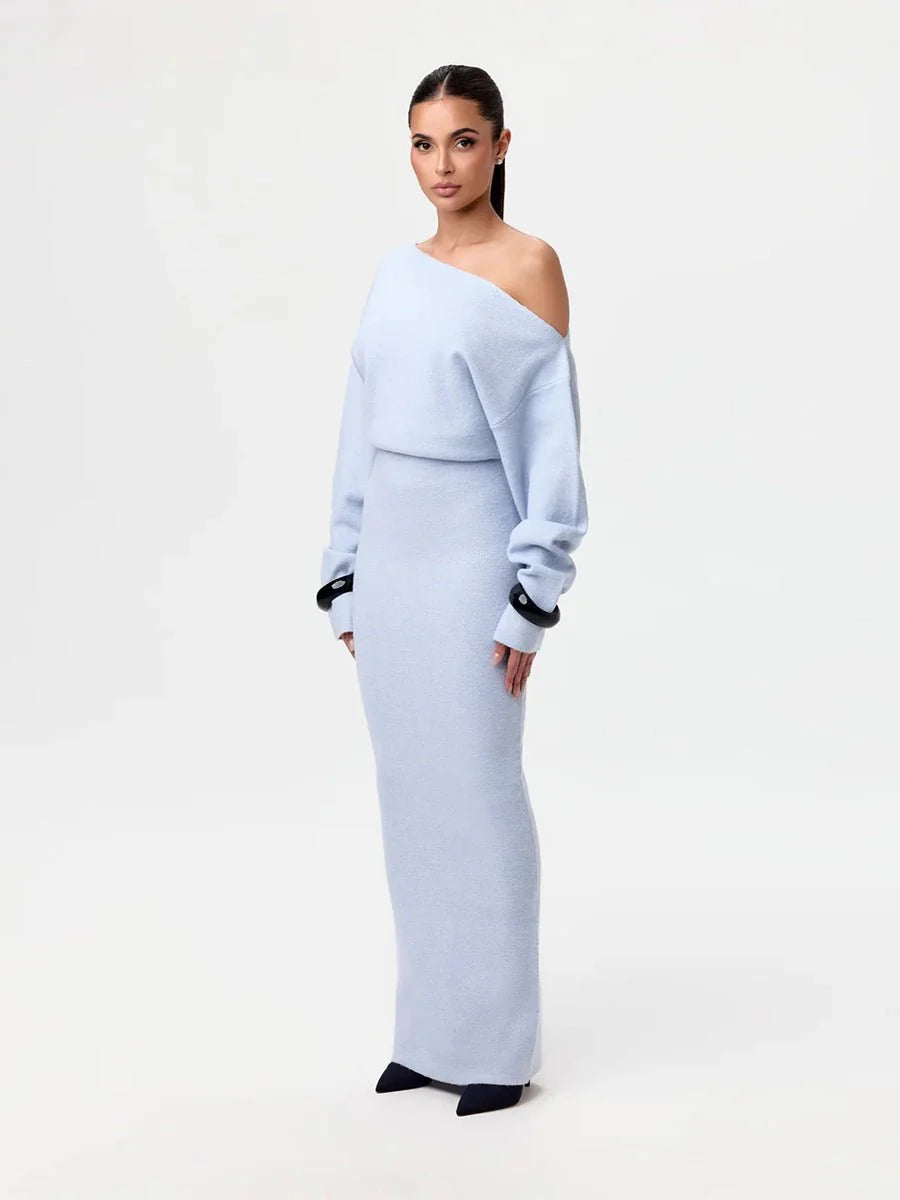 Stella Knitted Evening Dress: Knitted Elegance by Celidior