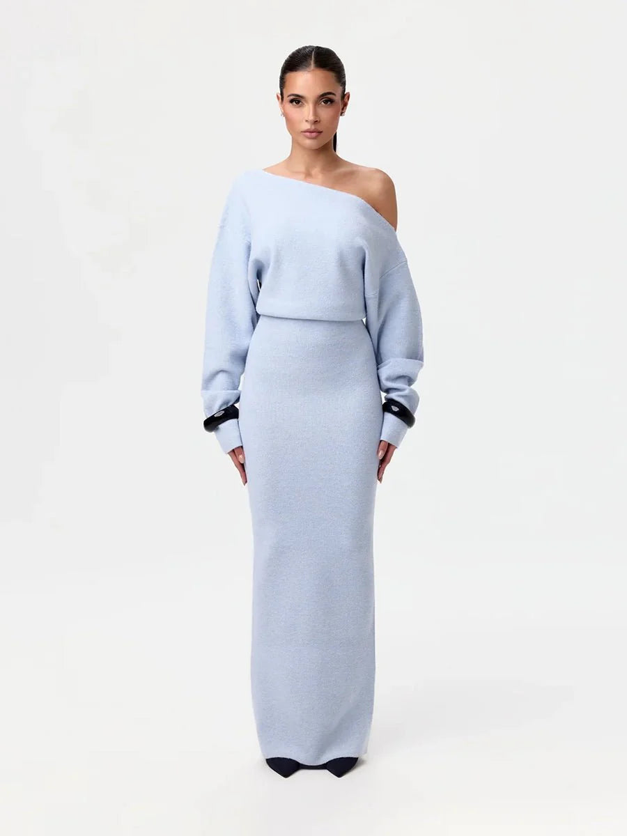 Stella Knitted Evening Dress: Knitted Elegance by Celidior