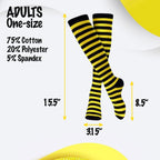 Striped Cotton Socks for Adults by Dress Up America