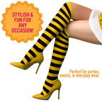 Striped Cotton Socks for Adults by Dress Up America