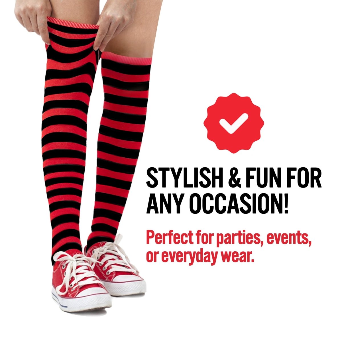 Striped Cotton Socks for Kids by Dress Up America