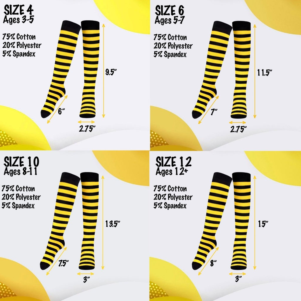 Striped Cotton Socks for Kids by Dress Up America
