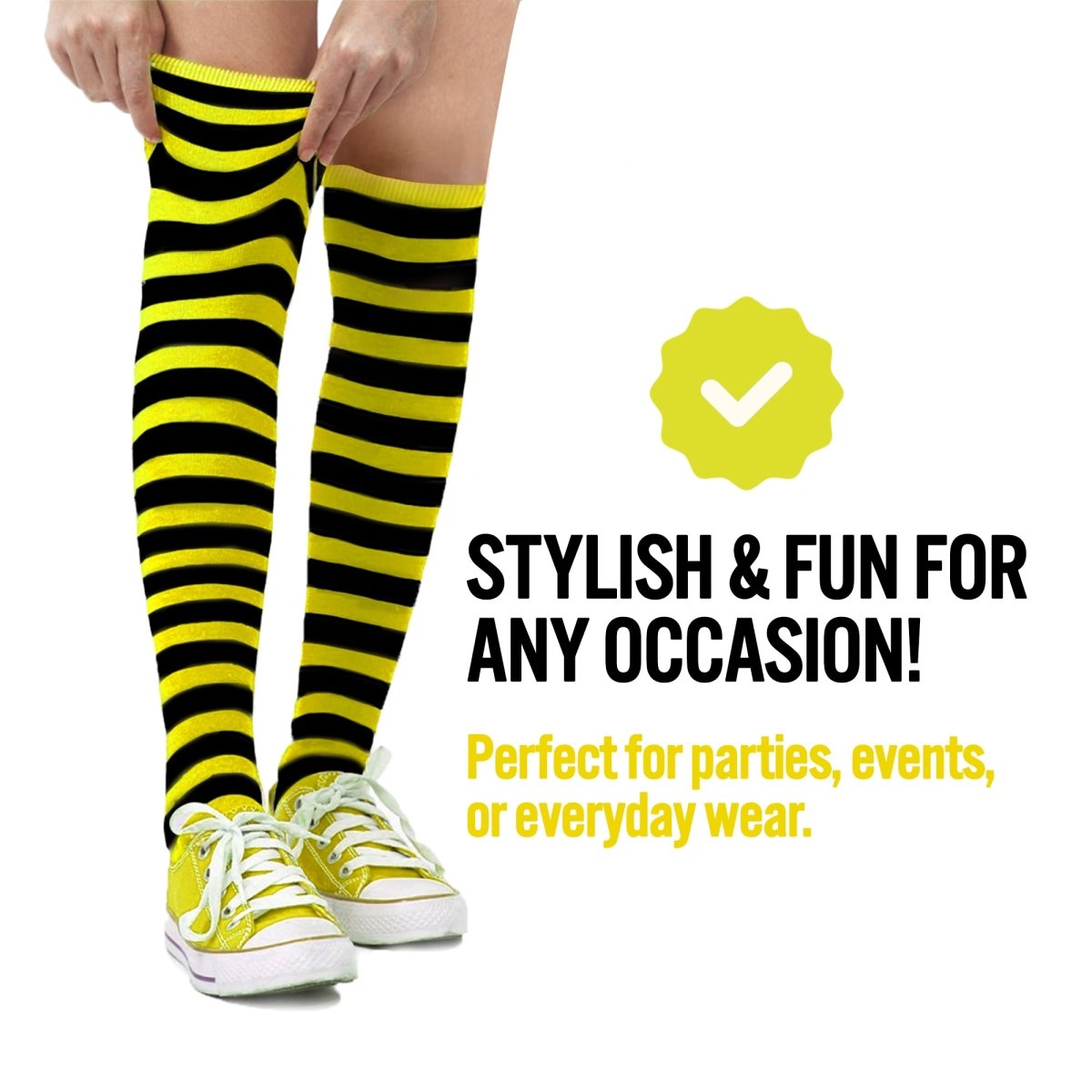 Striped Cotton Socks for Kids by Dress Up America