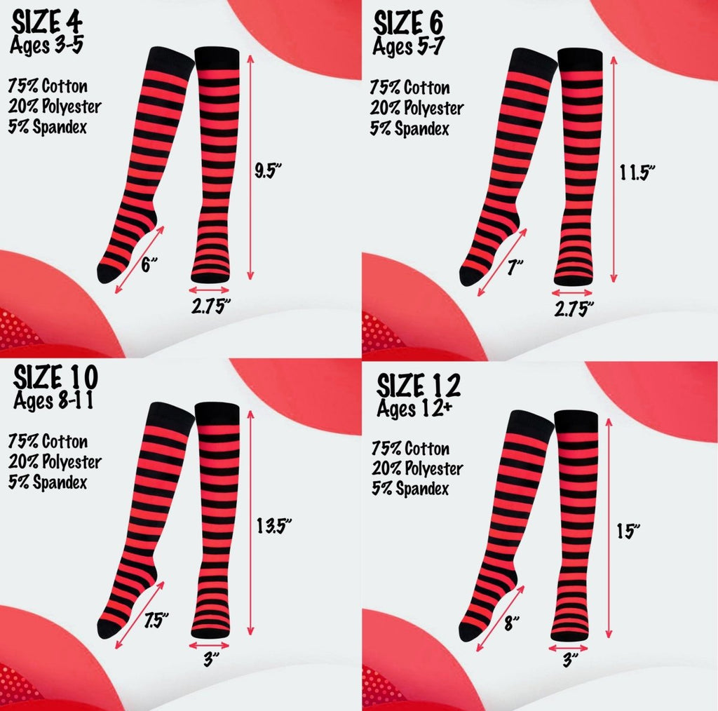 Striped Cotton Socks for Kids by Dress Up America