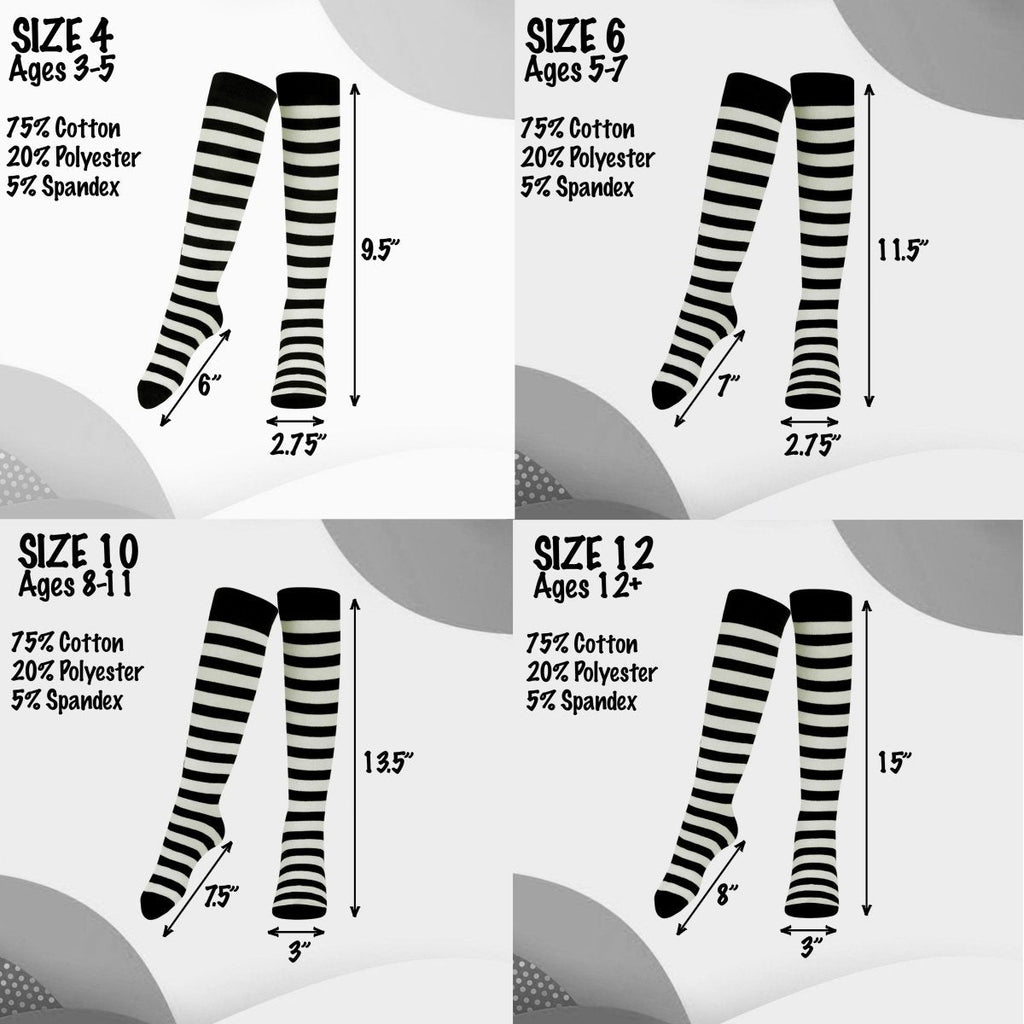 Striped Cotton Socks for Kids by Dress Up America