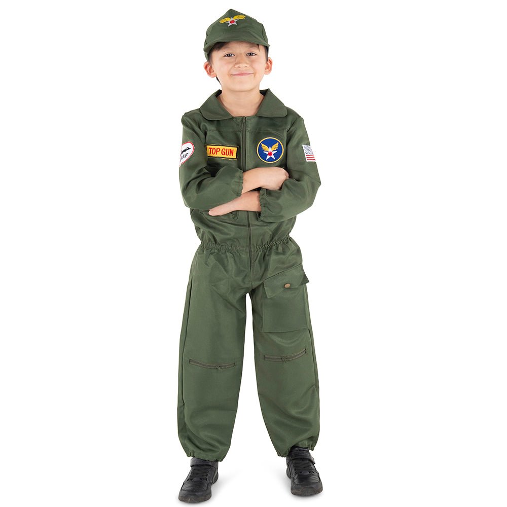 Top Gun Fighter Pilot Costume - Kids by Dress Up America