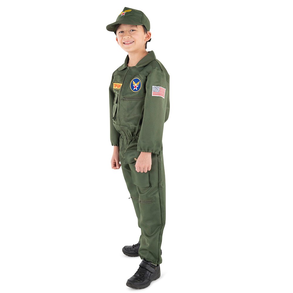Top Gun Fighter Pilot Costume - Kids by Dress Up America