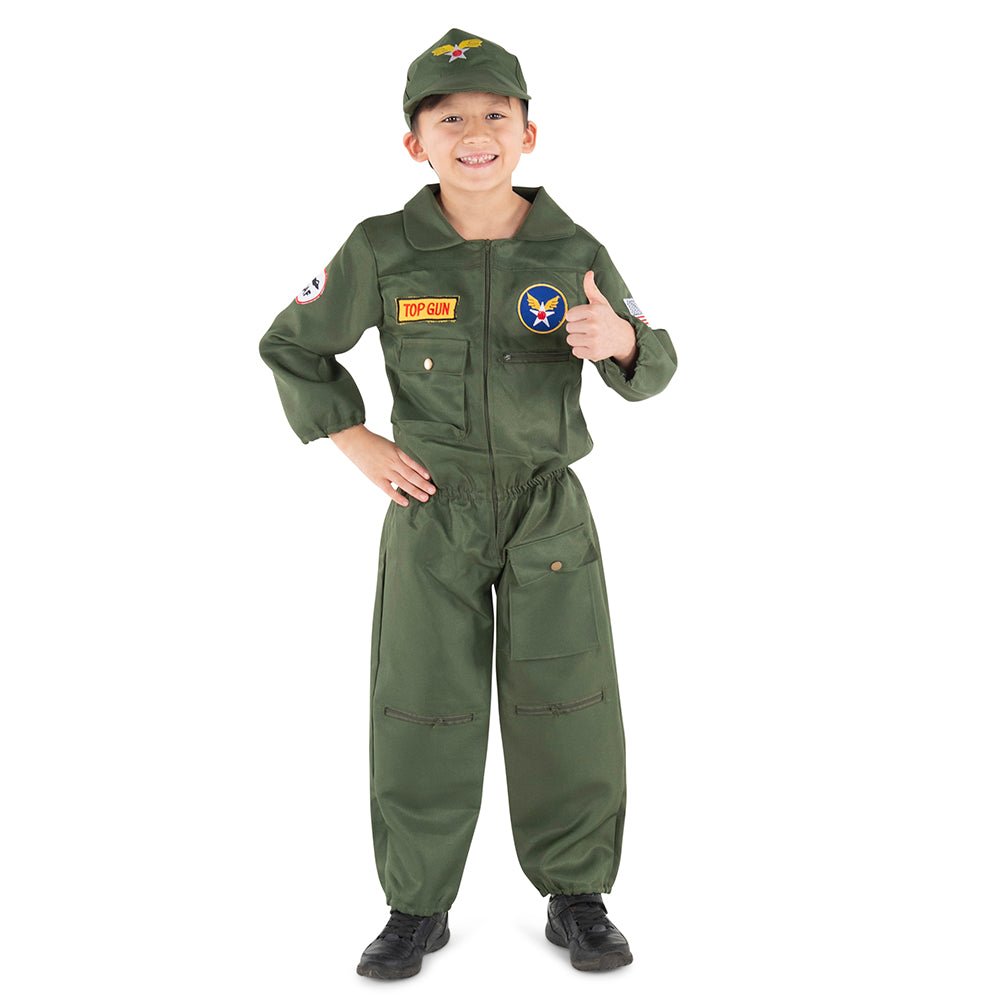 Top Gun Fighter Pilot Costume - Kids by Dress Up America