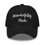 Embroidered Adjustable Baseball Cap - Wonderfully Made by inQue.Style