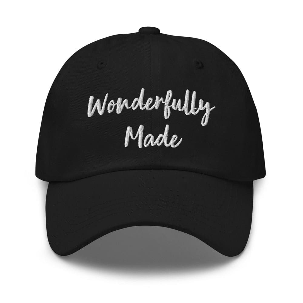 Embroidered Adjustable Baseball Cap - Wonderfully Made by inQue.Style