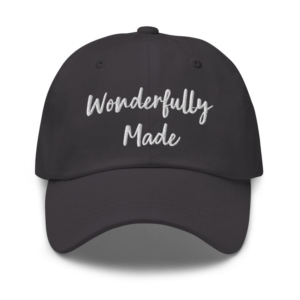 Embroidered Adjustable Baseball Cap - Wonderfully Made by inQue.Style