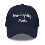 Embroidered Adjustable Baseball Cap - Wonderfully Made by inQue.Style